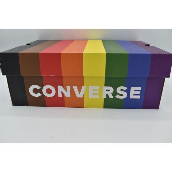Converse Womens Size 7.5 Chuck 70 Hi Top Multicolored Unity Pride Shoes Sneakers - Picture 10 of 11